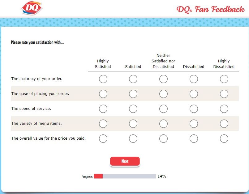 DQFanFeedback Survey Questionnaire